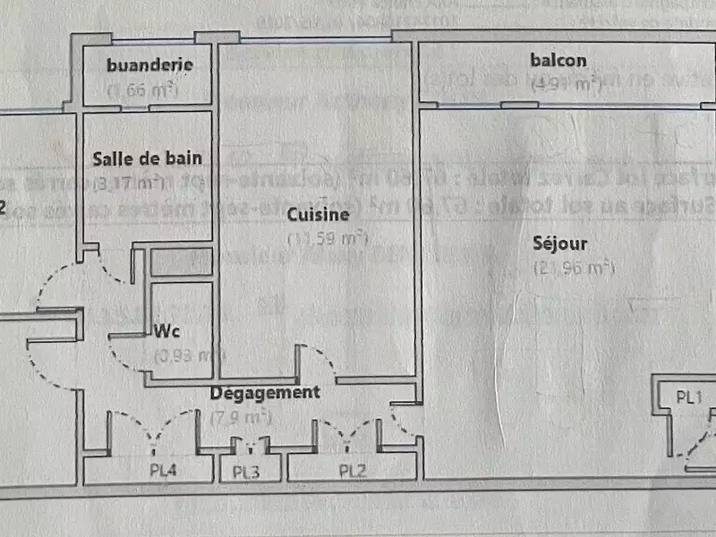 Appartement, 67 m²
