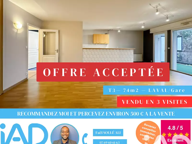 Appartement, 74 m²