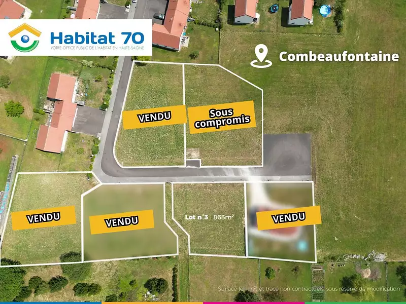 Terrain, 863 m²