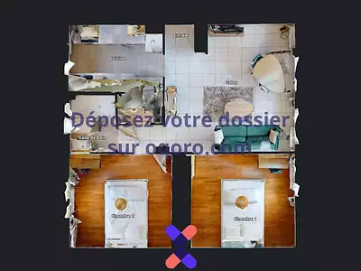 Appartement, 56 m²
