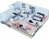 Appartement, 50 m²