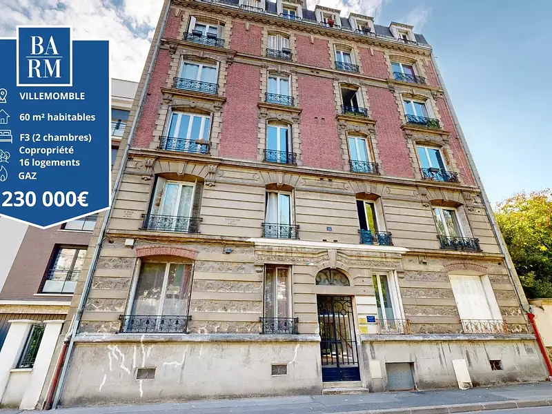 Appartement, 60,1 m²