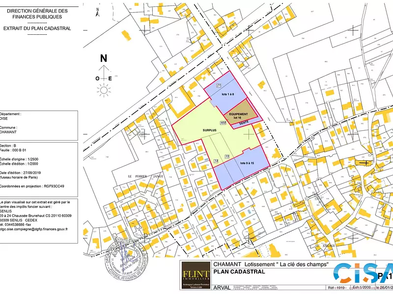 Terrain, 375 m²