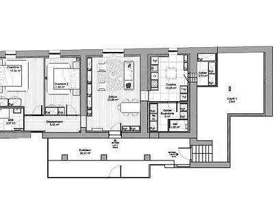 Appartement, 76 m²