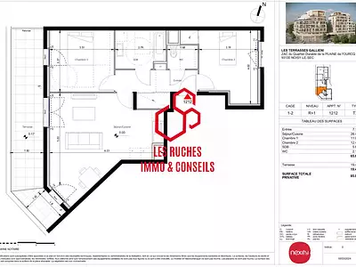 Appartement, 65,62 m²