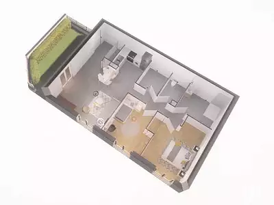 Appartement, 70 m²