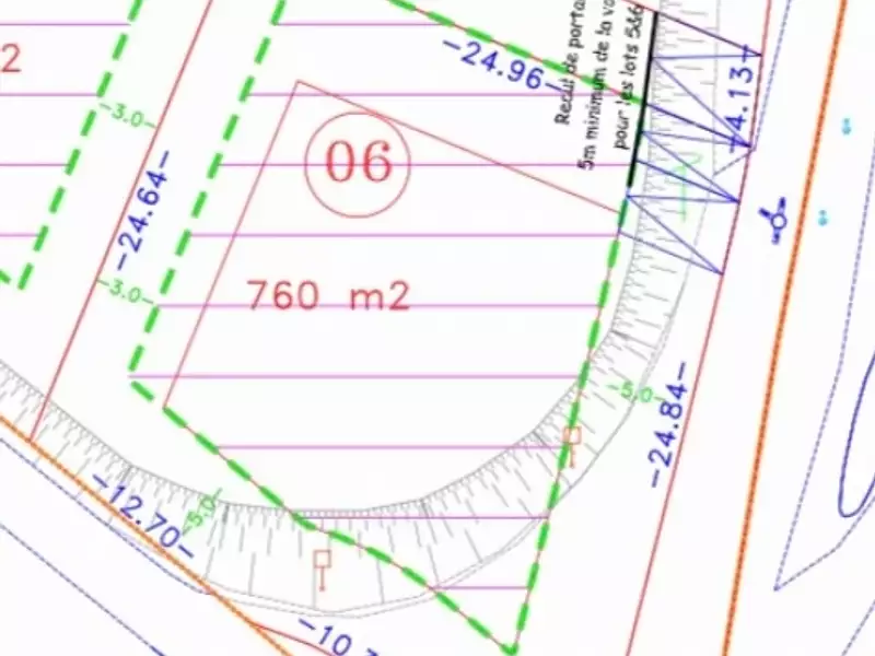 Terrain, 760 m²