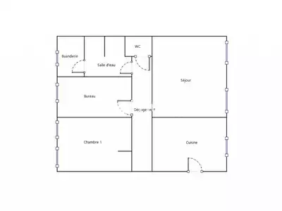 Appartement, 72 m²