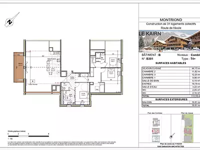 Appartement, 110,91 m²