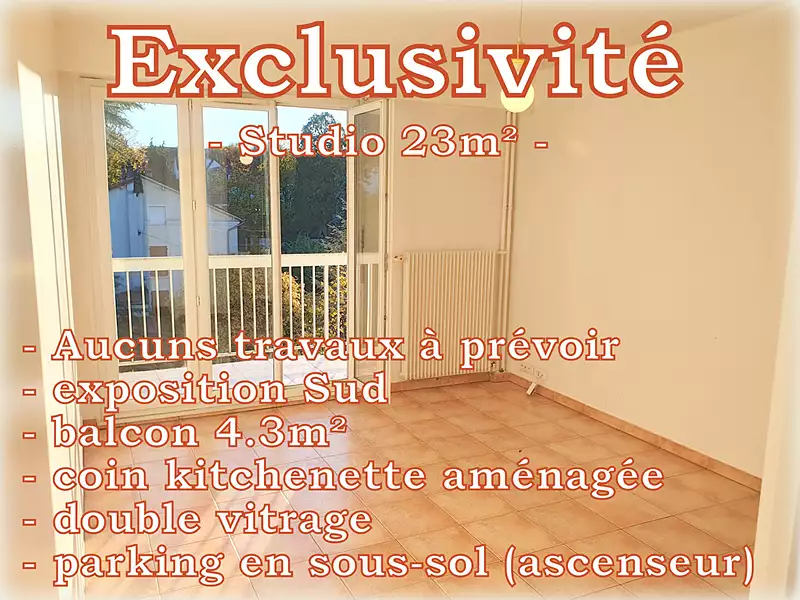 Appartement, 23,3 m²