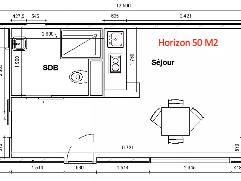 Maison, 15 m²