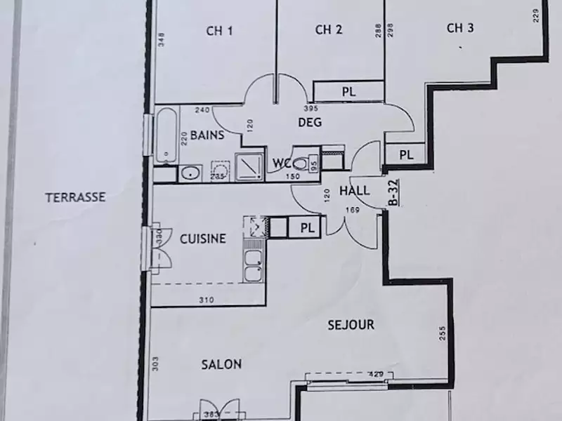 Appartement, 96 m²