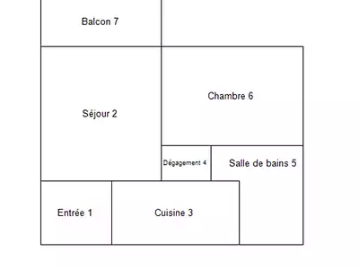 Appartement, 44,26 m²