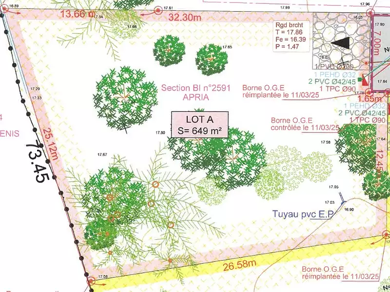 Terrain, 649 m²