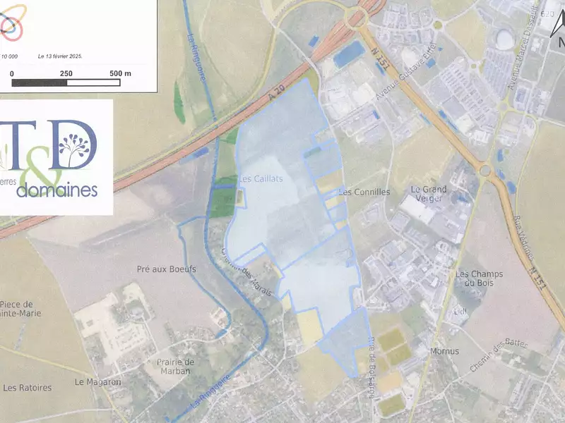 Terrain, 445 678 m²