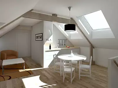 Appartement, 38,3 m²