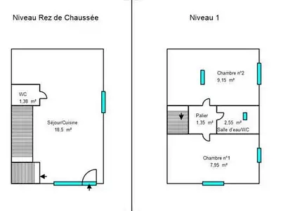 Maison, 40 m²
