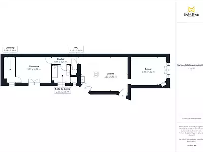 Appartement, 63 m²