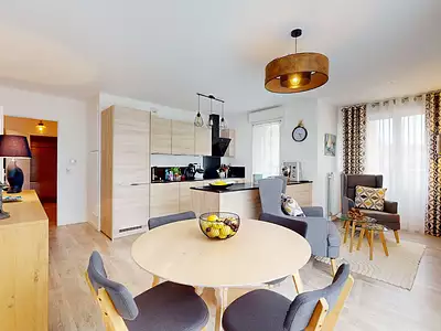 Appartement, 59,59 m²