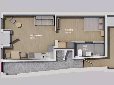 Appartement, 40,2 m²