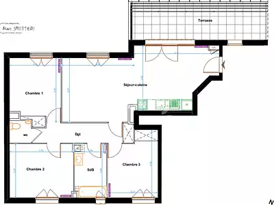 Appartement, 84,01 m²