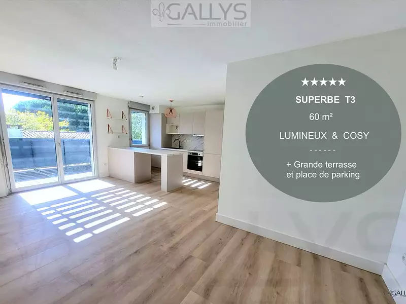 Appartement, 59,34 m²