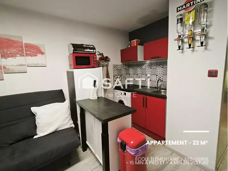 Appartement, 22 m²