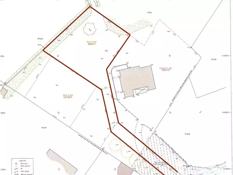 Terrain, 990 m²