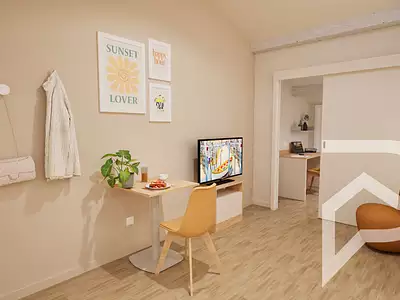 Appartement, 19,37 m²