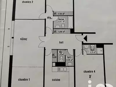 Appartement, 117 m²