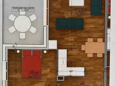 Appartement, 51 m²