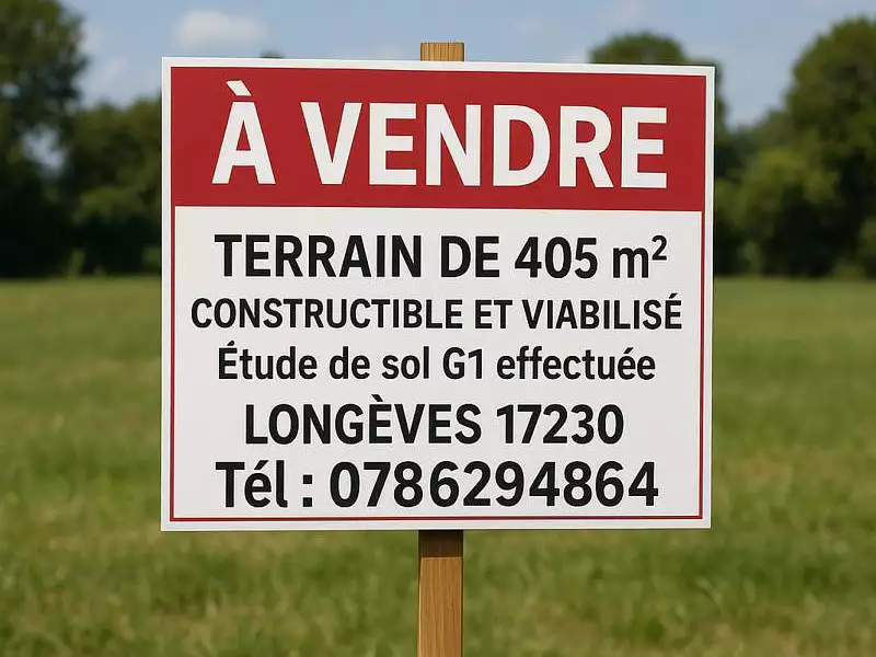 Terrain, 405 m²