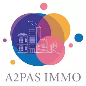 Logo de l'agence A DEUX PAS IMMOBILIER Le coudray-montceaux - A DEUX PAS IMMOBILI