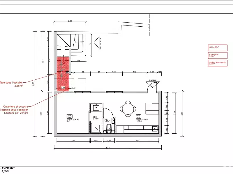 Immeuble, 124 m²