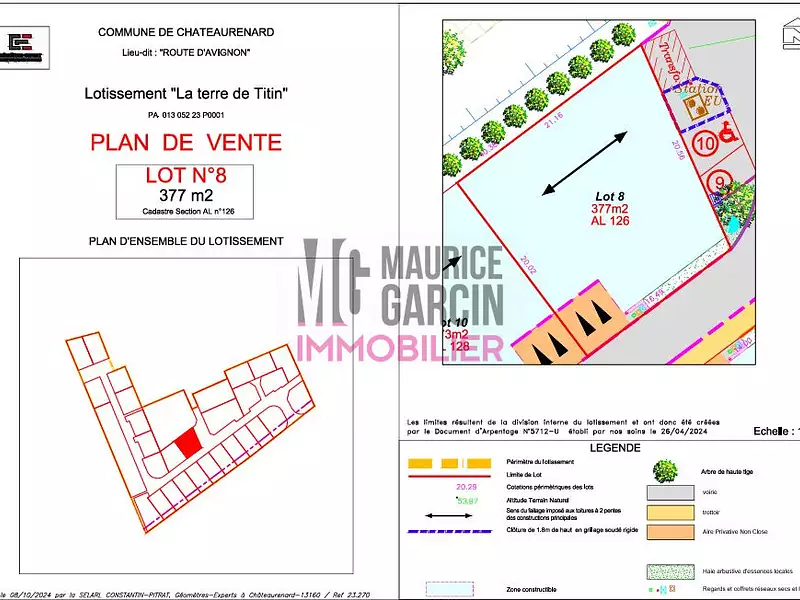 Terrain, 377 m²
