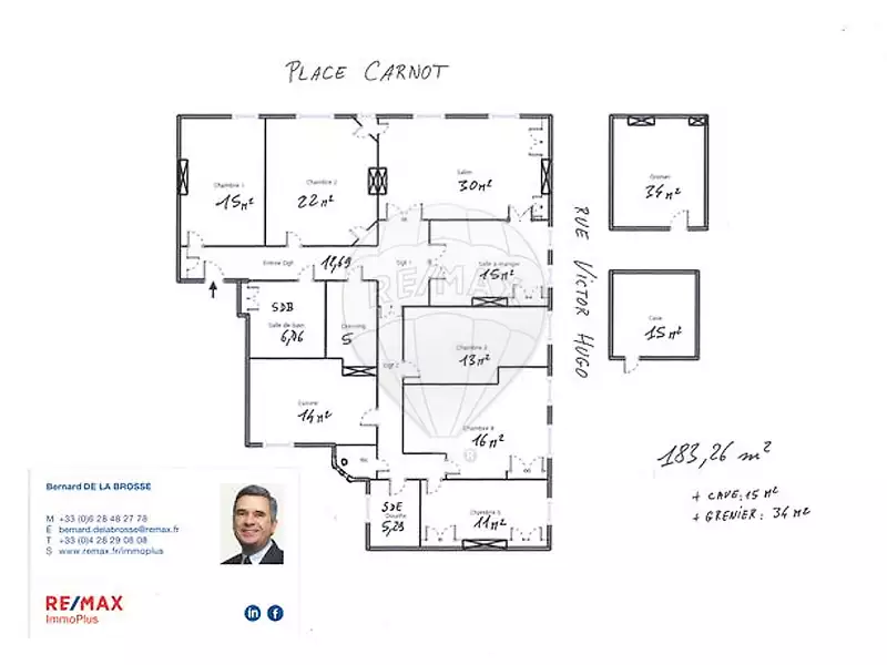 Appartement, 183 m²