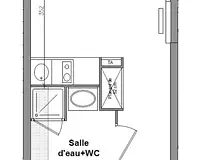Appartement, 20,1 m²