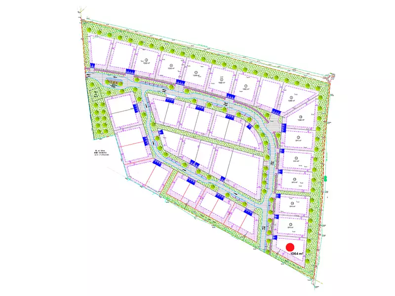 Terrain, 1 064 m²