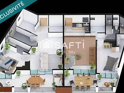 Immeuble, 287 m²