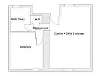 Appartement, 46 m²