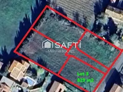 Terrain, 829 m²