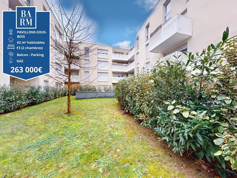 Appartement, 61,28 m²