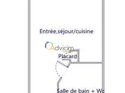 Appartement, 20 m²