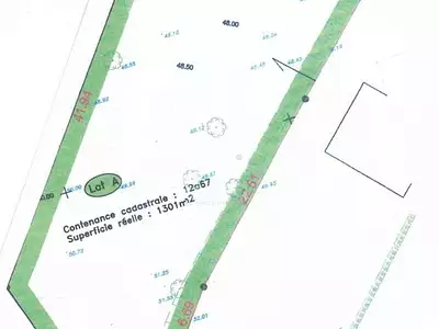 Terrain, 1 301 m²