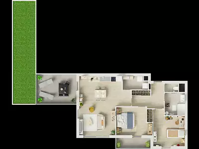 Appartement, 70,7 m²