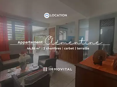 Appartement, 44,86 m²