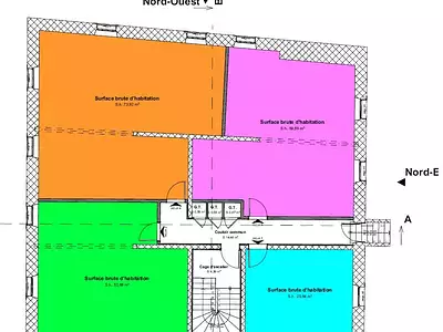 Appartement, 51,44 m²