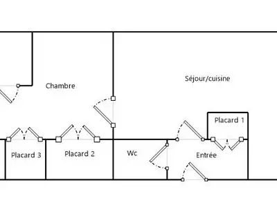 Appartement, 36 m²