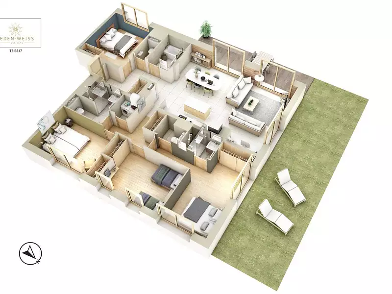 Appartement, 125,76 m²