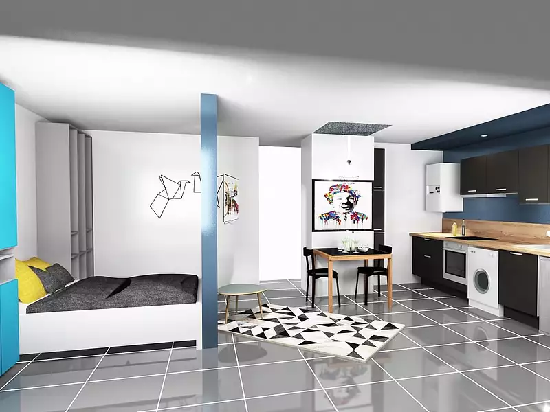 Appartement, 27,25 m²